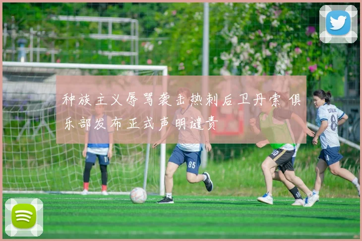 种族主义辱骂袭击热刺后卫丹索 俱乐部发布正式声明谴责